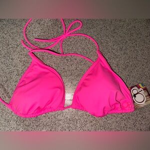NWT OP Hot Pink swim Bikini top, Size  junior XL 15/17